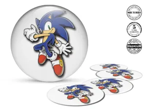 Sticker Silicone Design Energetic Racing Momentum Surge